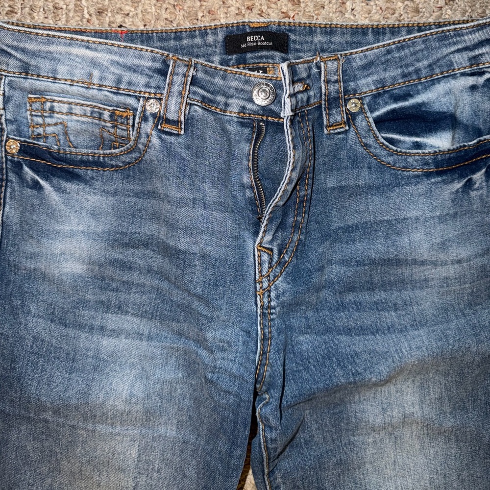 True Religion BECCA Blue Bootcut Jeans